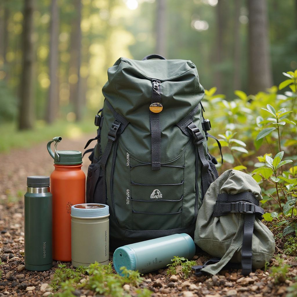 Eco-friendly hiking equipment