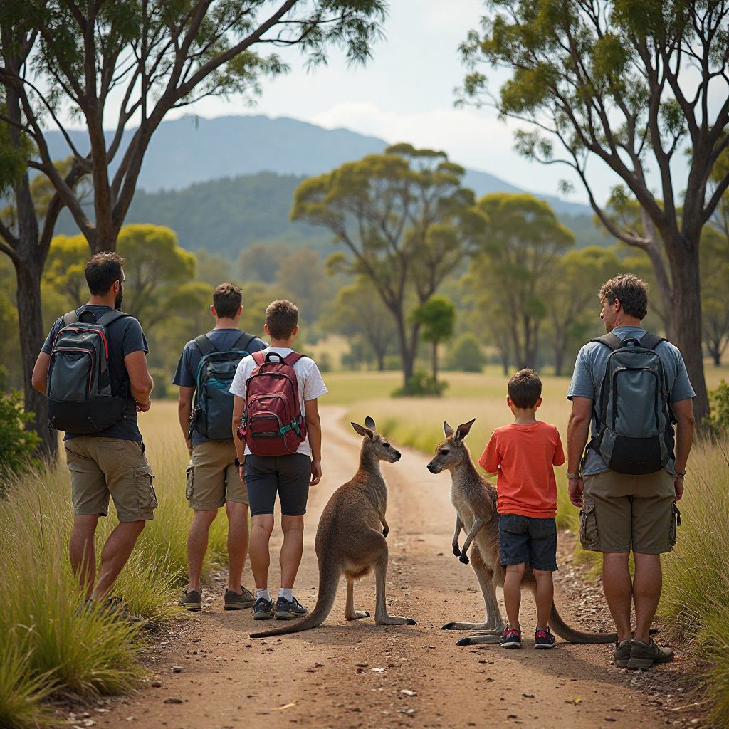 Wildlife observation during hiking